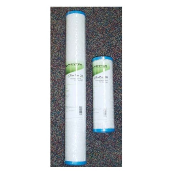 Pure-Rite 2-1/2"x10" Carbon Water Filter 10 Micron 10-2510CB For CB-25-1010 2-PK 