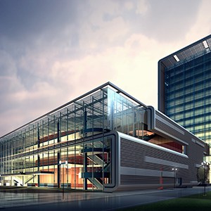 exterior of commercial facility indianapolis in